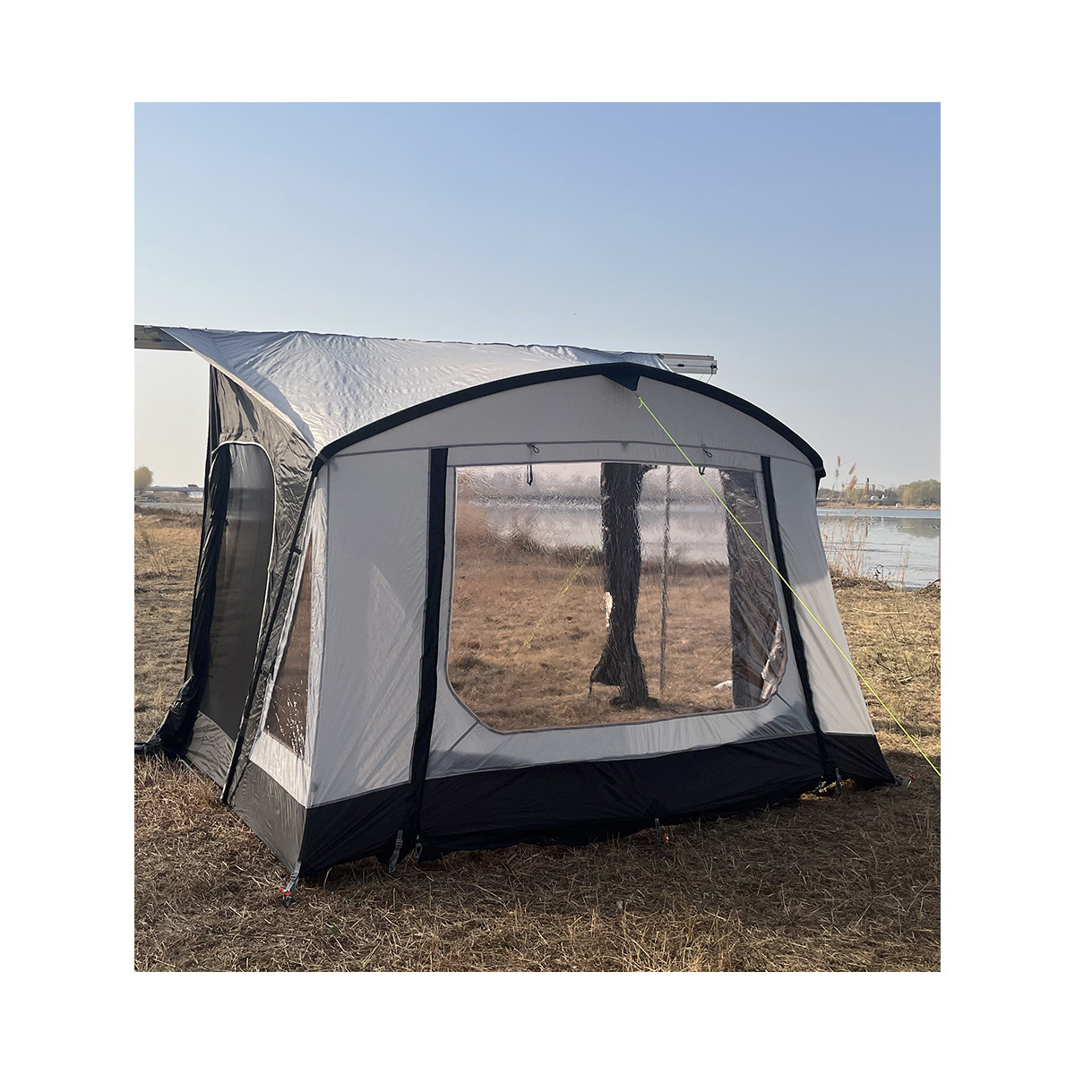 Customized light weight poled caravan RV porch awning tent