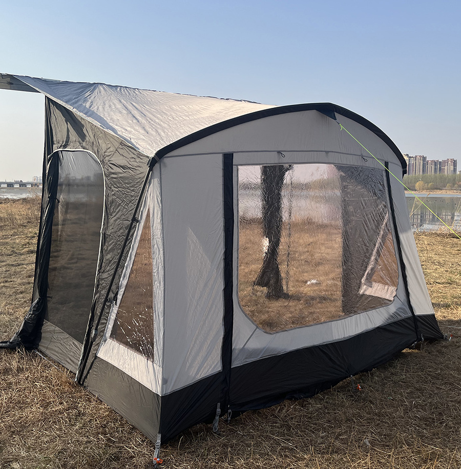 Customized light weight poled caravan RV porch awning tent