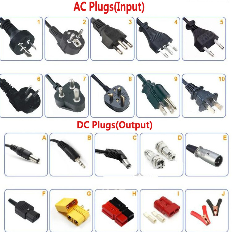 ADDISON 13s 48V 54.6V dc 8A 10A Lithium battery charger SLA Solar Charger for Electric Scooter Batteries