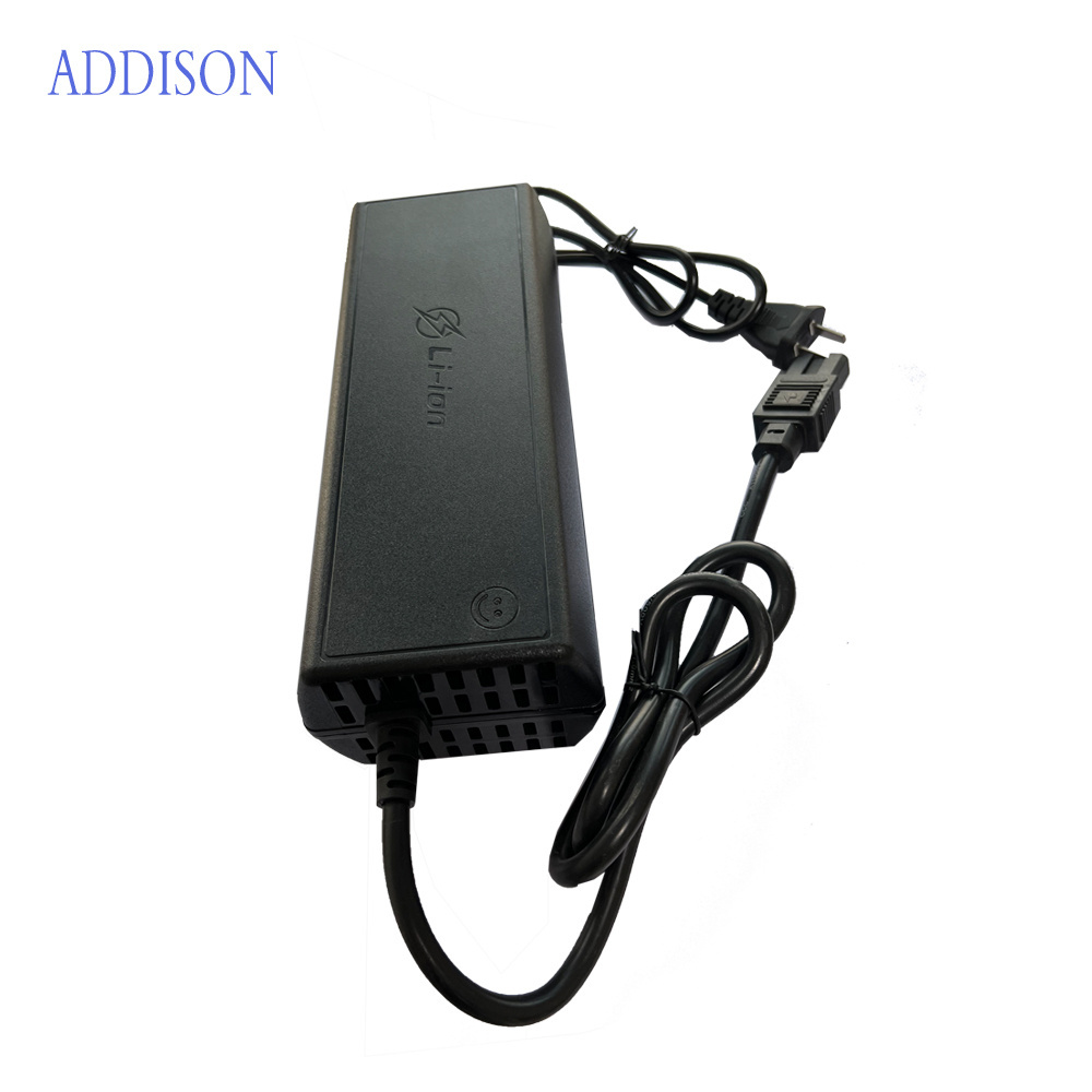 ADDISON 13s 48V 54.6V dc 8A 10A Lithium battery charger SLA Solar Charger for Electric Scooter Batteries