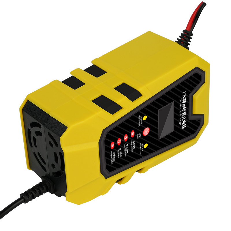 Car Battery Charger 12V2A/3A/5A/10A Pulse Repair Intelligent  12 Volt For Lead Acid Li-ion Battery Charger