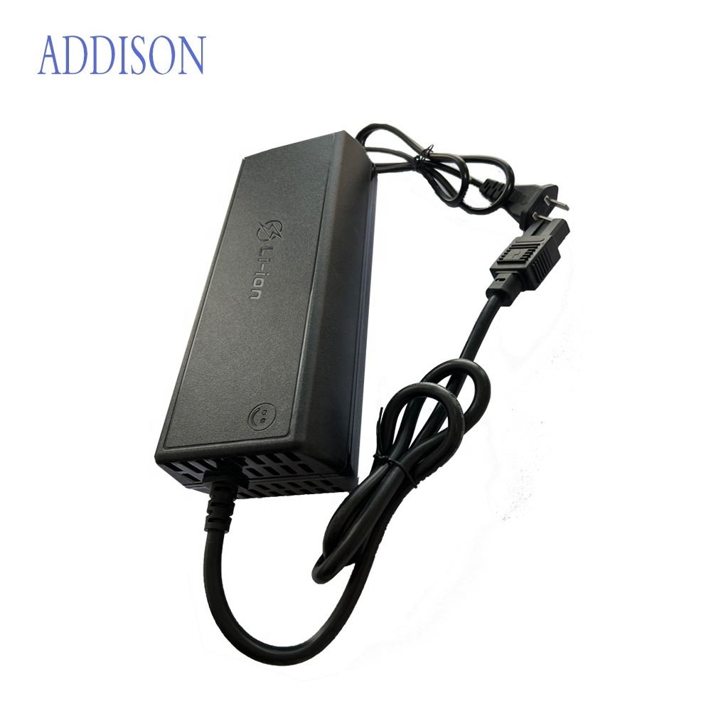 ADDISON 13s 48V 54.6V dc 8A 10A Lithium battery charger SLA Solar Charger for Electric Scooter Batteries