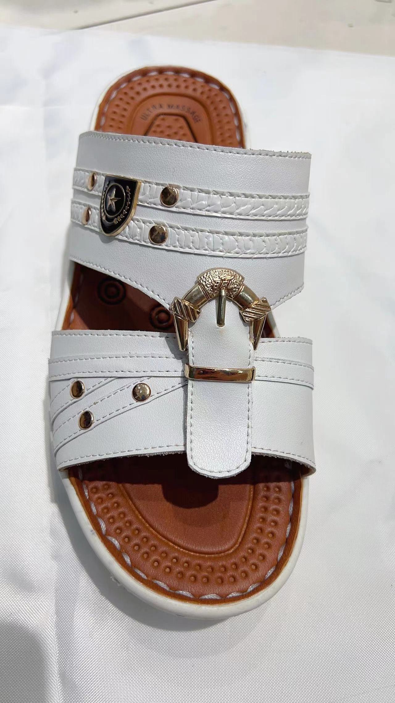 OEM  Footwear Sandal  Saudi Arabia Men  PVC Men Made Leather  Sandal Slippers Men Plain Slide Sandal Slippers Custom Logo Slide