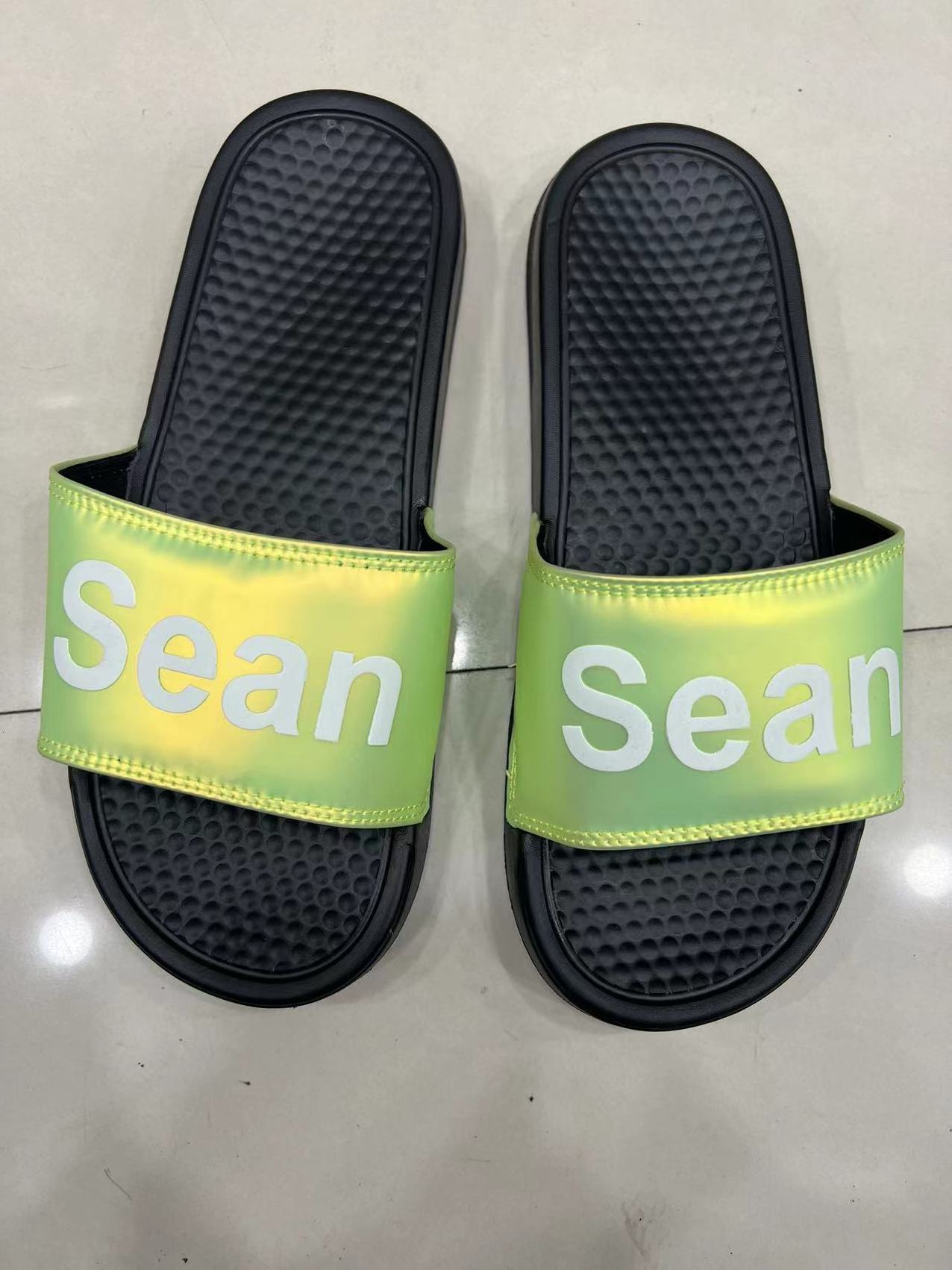 Sublimation  Custom Logo Slide Slipper Men Women Unisex Slide Slippers Indoor Out Door Slippers Shiny Slide