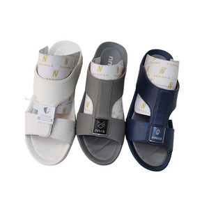 Sandals Custom Slippers  Saudi Arabia PVC PU Sandals Custom Logo Black Slides Sandal Men Custom Printed Slippers Slides Footwear