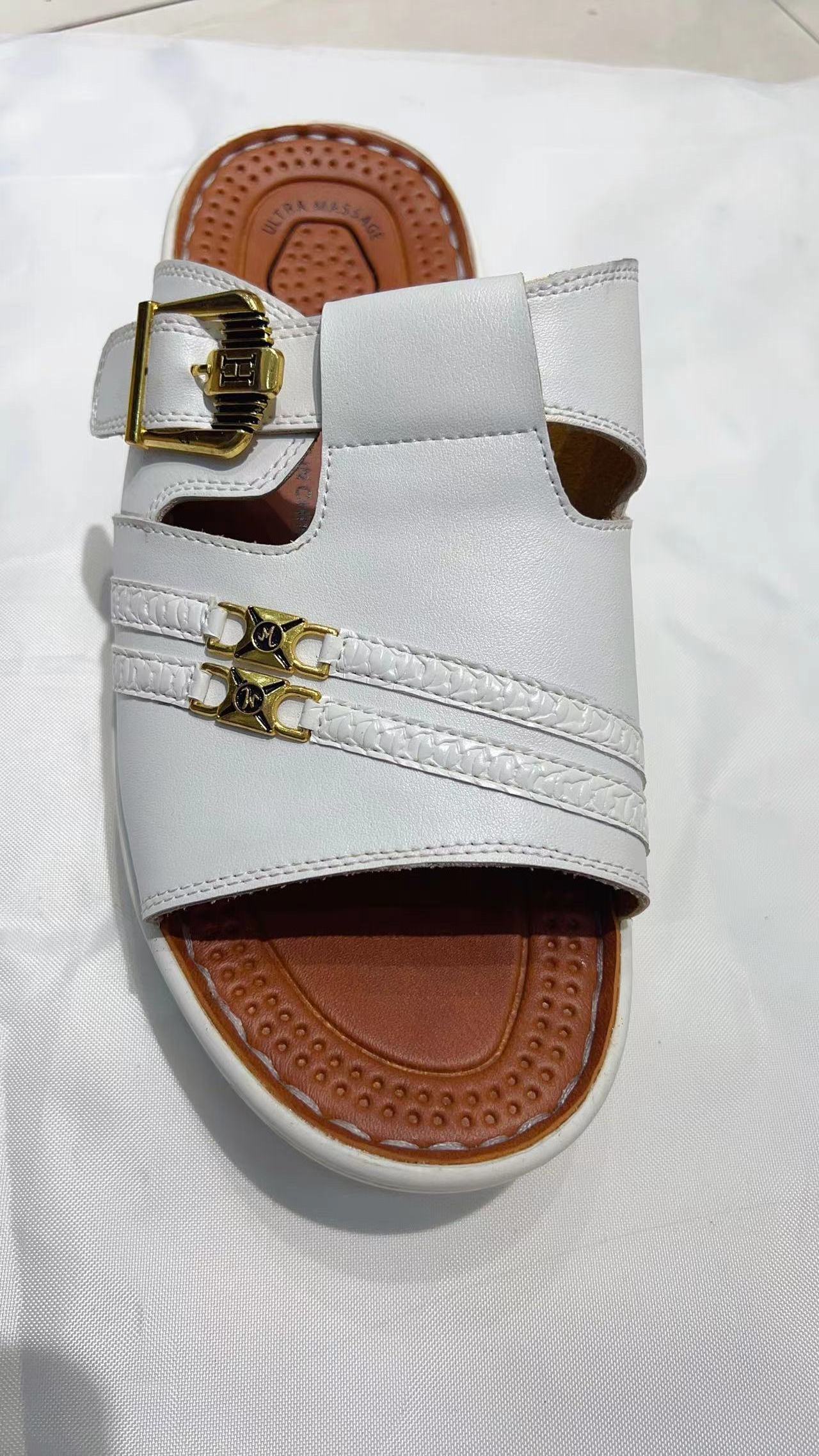 OEM  Footwear Sandal  Saudi Arabia Men  PVC Men Made Leather  Sandal Slippers Men Plain Slide Sandal Slippers Custom Logo Slide