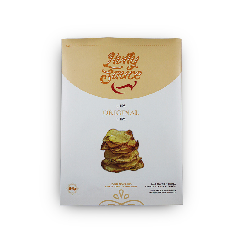 Wholesale Aluminum Foil Banana Corn Tortilla Plastic Pouch Custom Logo Design Clear Printing Potato Chips Bag