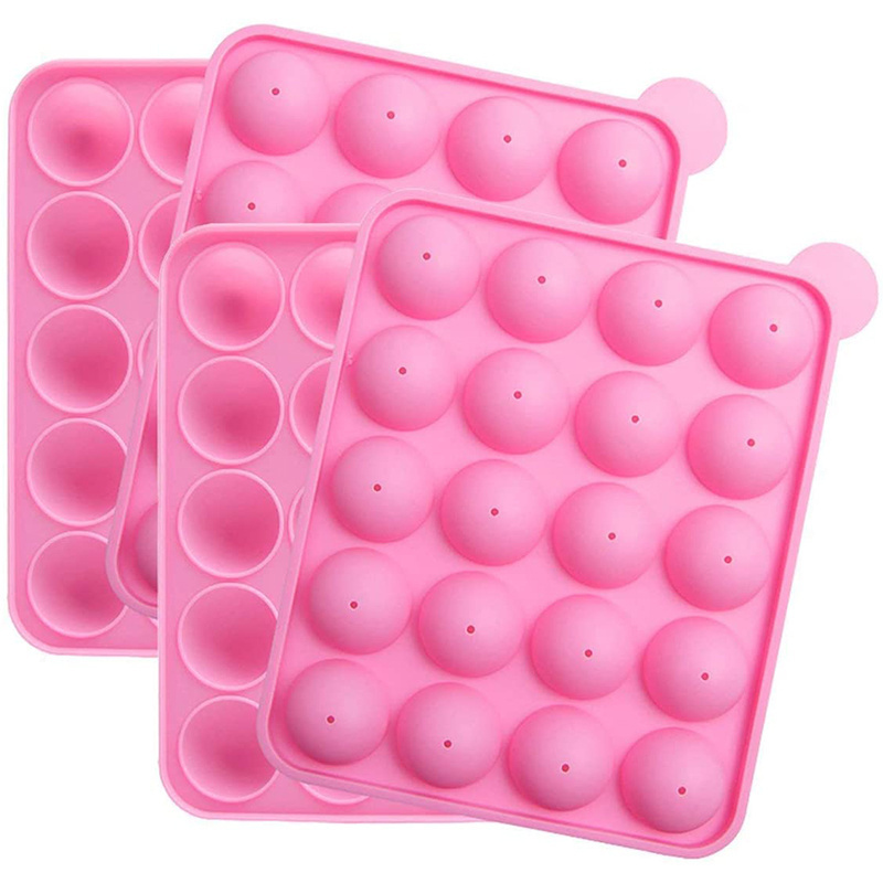 20 Cavity Silicone Cake Pop Mold Great for Hard Candy Lollipop and Party Cupcake mold