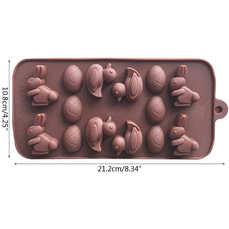 Cartoon Mold Duck Rabbit Egg Silicone Mold Cake Baking Tool DIY Ice Grid Chocolate Pastry Bread Tool Reusable Mold