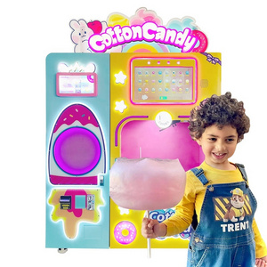 China Earn Money Fast Custom Snack Cotton Candy Coin Operation Automatic Mini balloon Vending Machine For Park