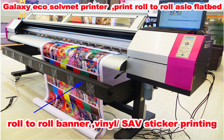 Best price Galaxy digital poster wallpaper car pvc canvas vinyl sticker printing machine for sale