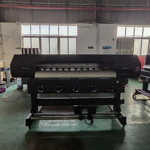 New-Color 160cm flex sticker vinyl printer machine manual cut and 1.6m 5ft eco solvente printing plotter with XP600 I3200head