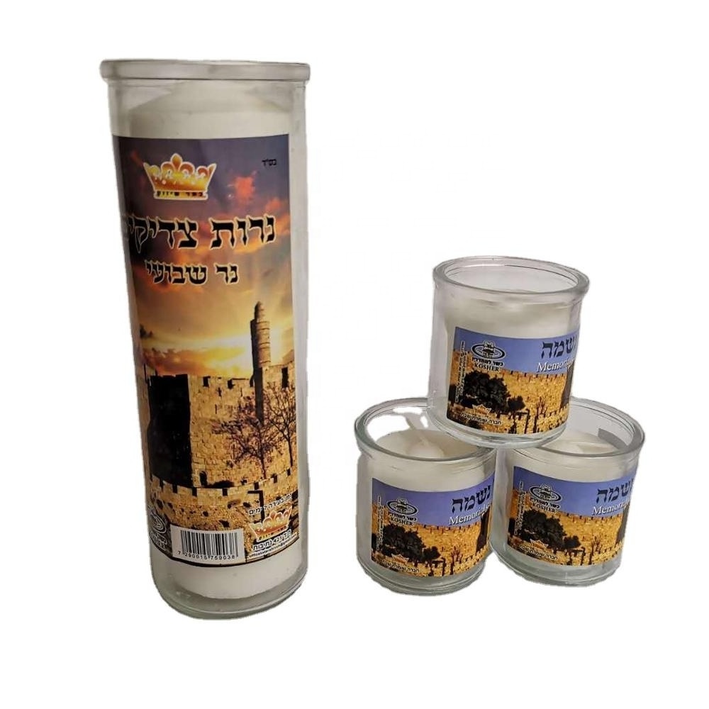 7 day orisha candles open the road glass candle money