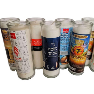 7 day orisha candles open the road glass candle money