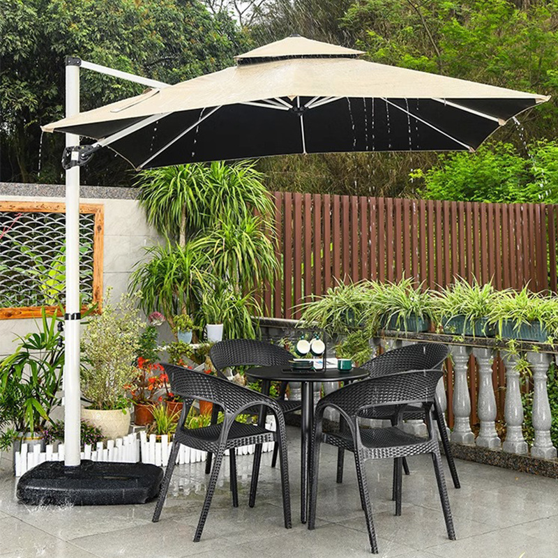 FYCW cantilever parasols umbrellas outdoor garden parasol patio umbrellas garden table