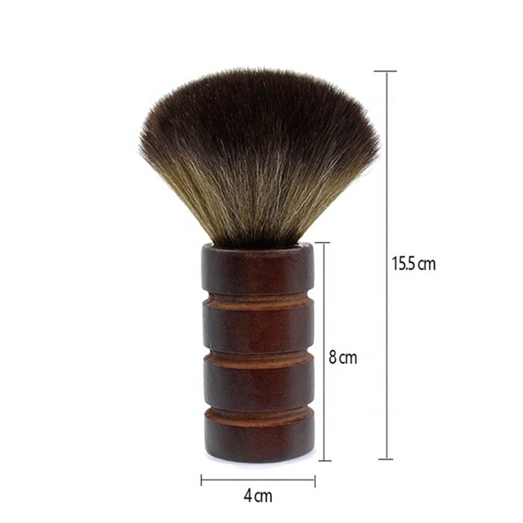 FYD Bulk Order Hot Sales Popular Shaving Brush Synthetic Hair Knots Resin Handle Beard Brush Barber Shop Hair Salon Neck Brush