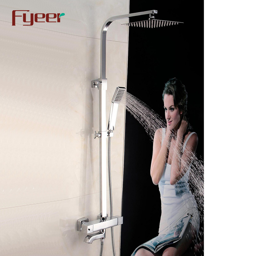 Fyeer New High Quality Rainfall Thermostatic Bath and Shower Mixer