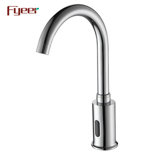 Goose Neck Automatic Sensor Tap Cold Only Kitchen Sensor Faucet