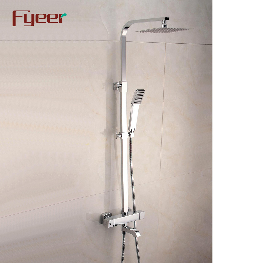 Fyeer New High Quality Rainfall Thermostatic Bath and Shower Mixer