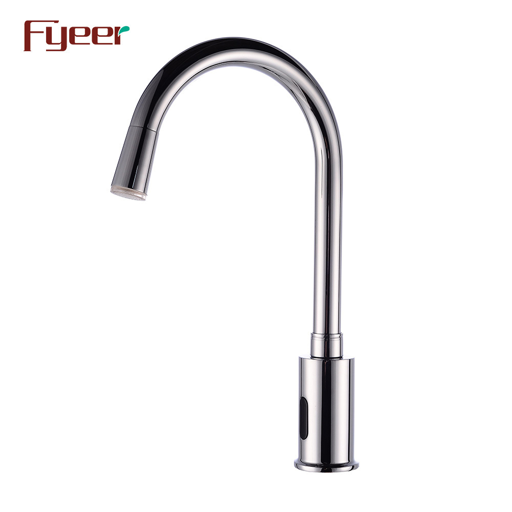 Fyeer Hands Free Colorful Automatic Kitchen Sensor Faccet with Led Light