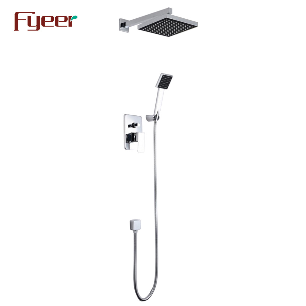 Fyeer Bathroom 8 Inch Rainfall Shower Set