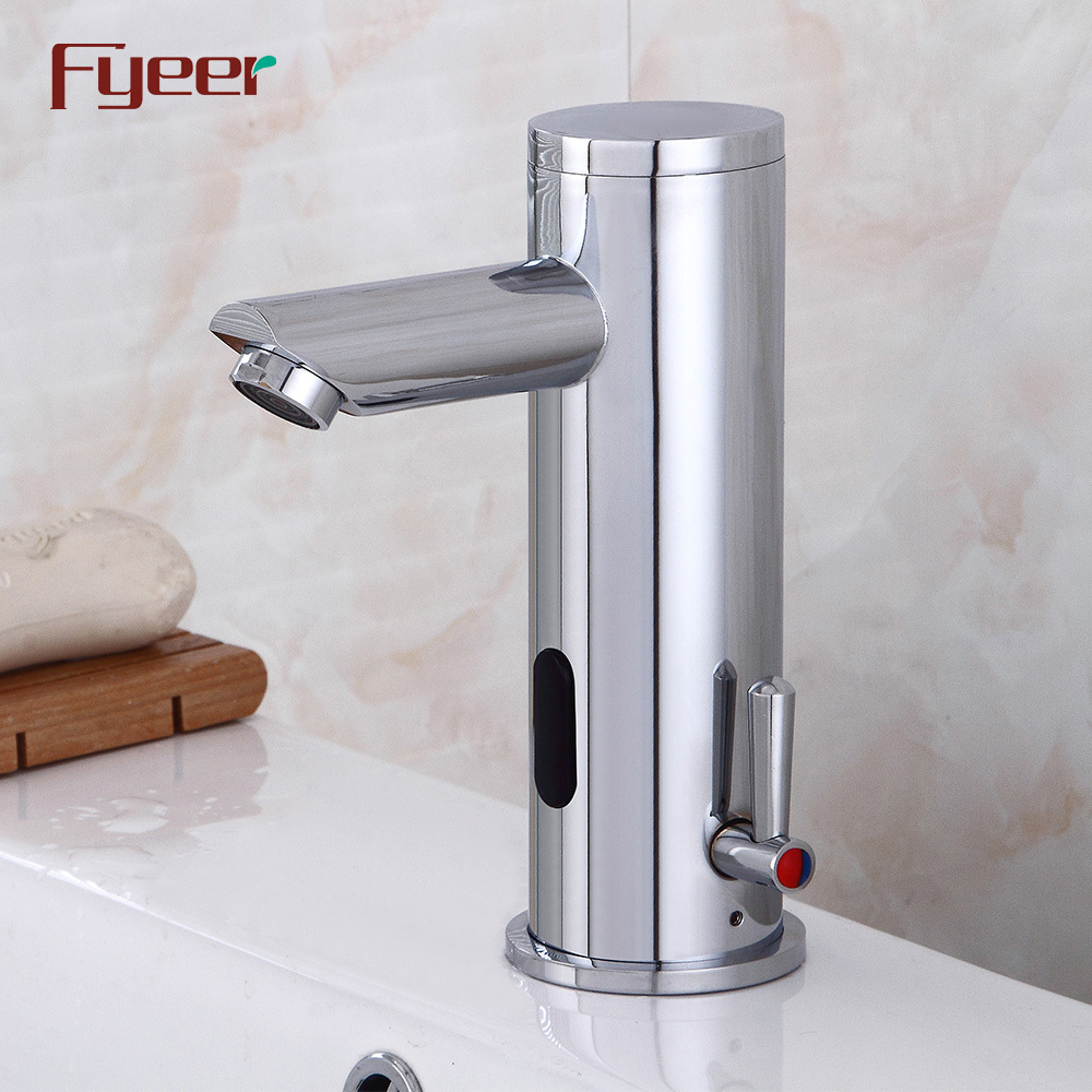 Fyeer Single Handle DC Power Aseptic Electronic Virus Free Automatic Sensor Faucet