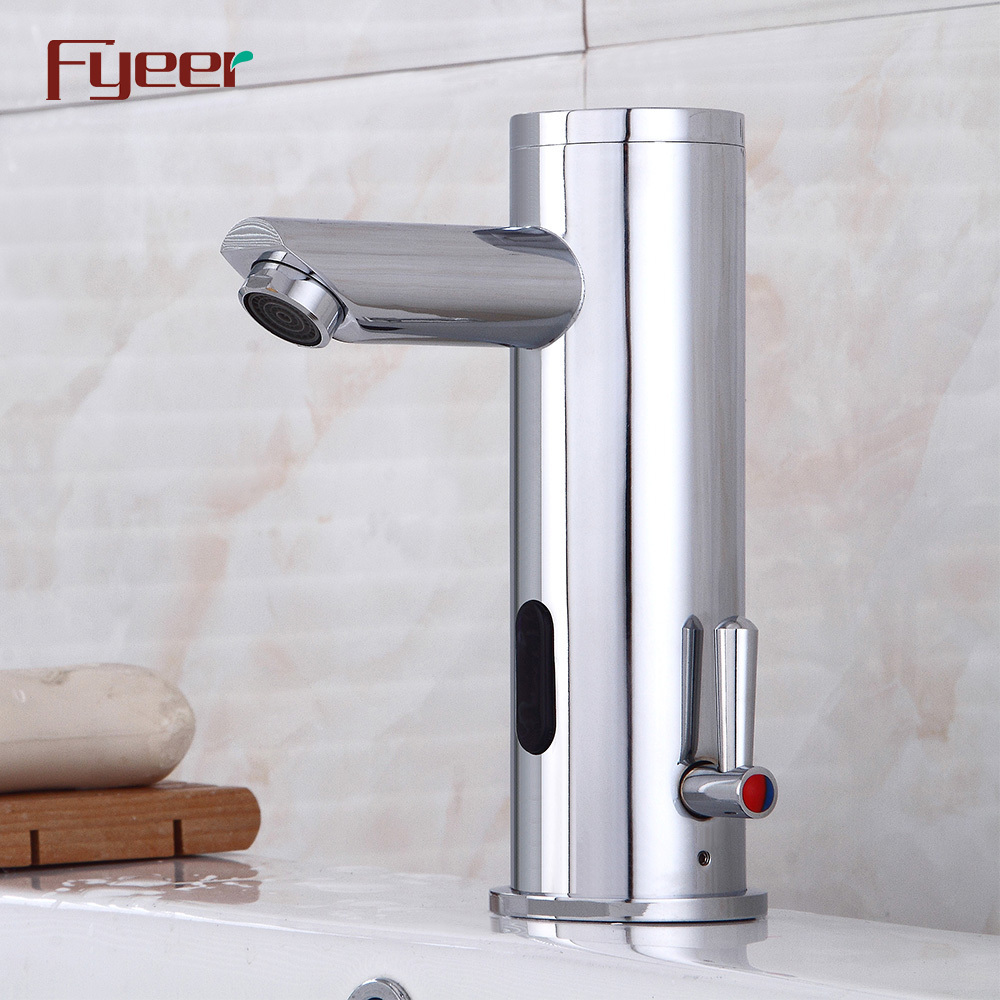 Fyeer Single Handle DC Power Aseptic Electronic Virus Free Automatic Sensor Faucet