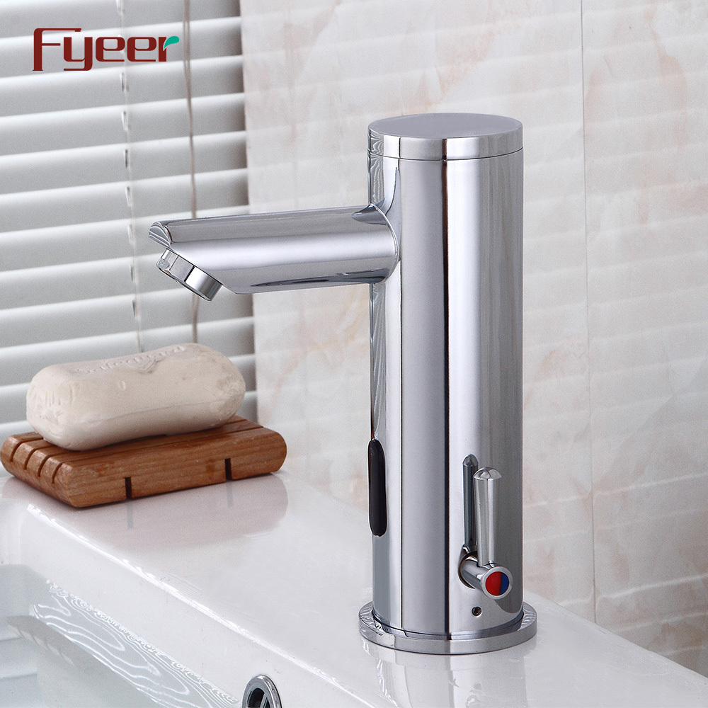 Fyeer Single Handle DC Power Aseptic Electronic Virus Free Automatic Sensor Faucet