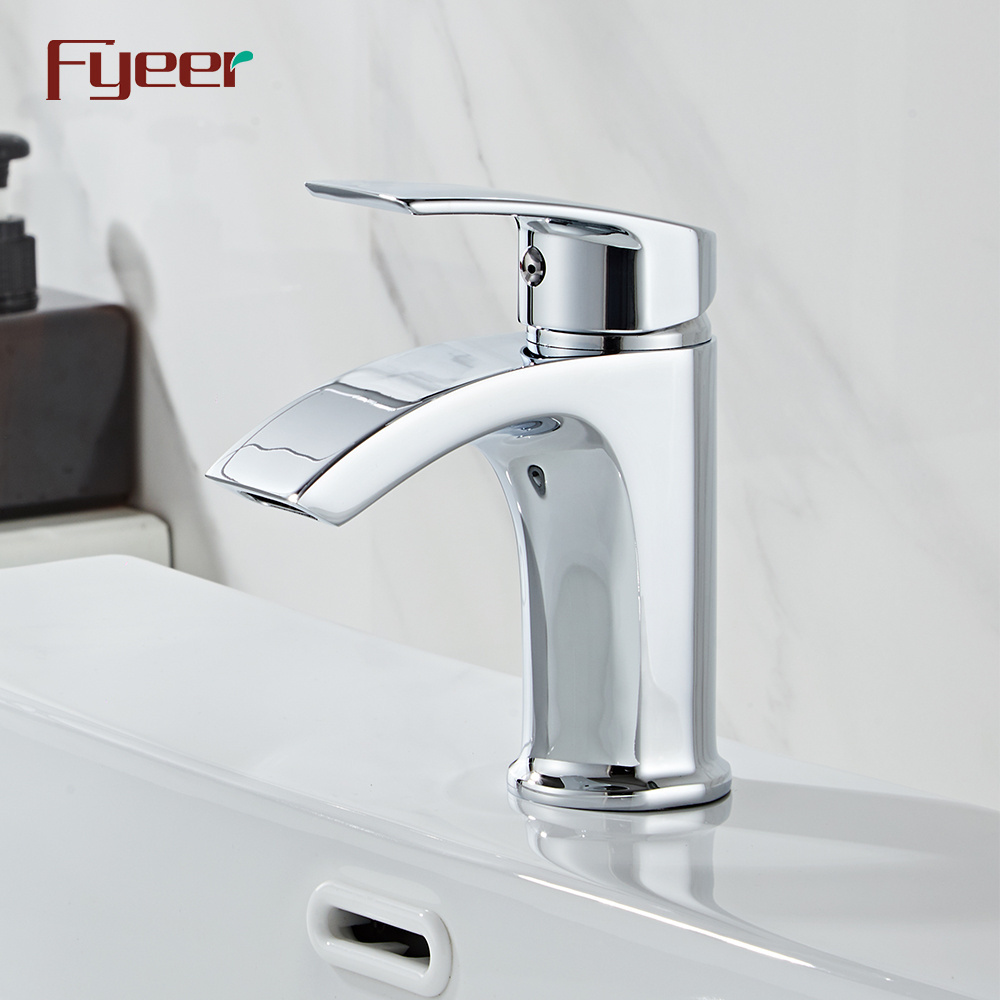 Fyeer 2022 Commercial Brass Chrome Bathroom Basin Faucet