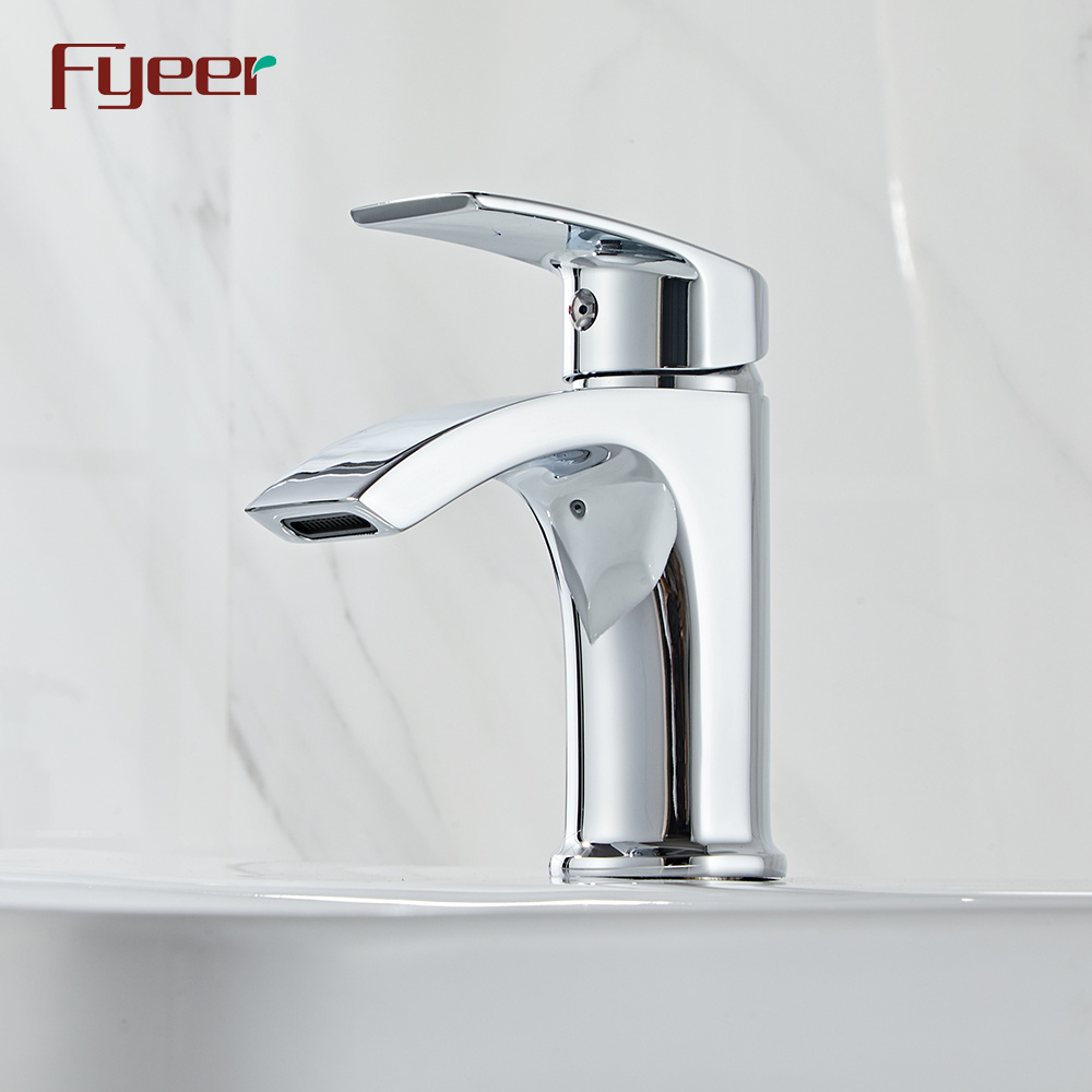 Fyeer 2022 Commercial Brass Chrome Bathroom Basin Faucet