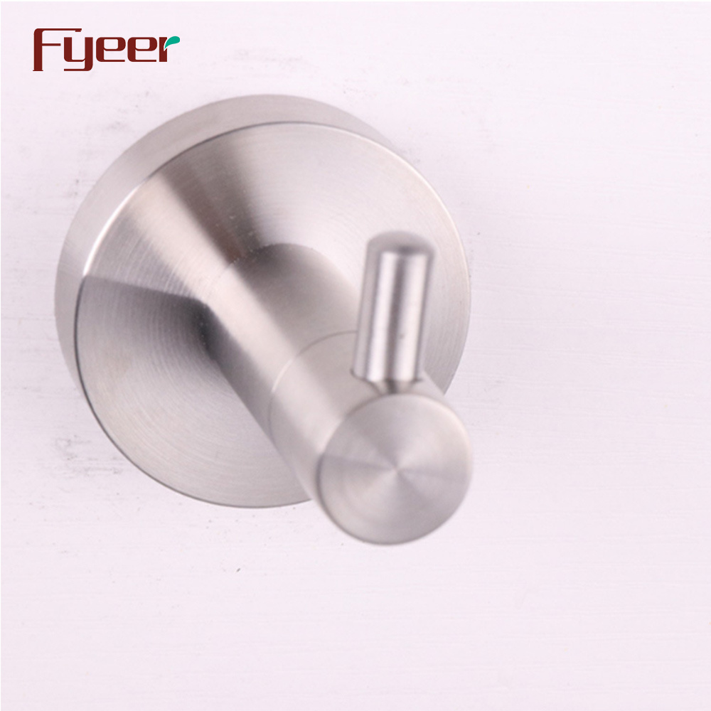 Fyeer Bathroom Accessory 304 Stainless Steel Robe Hook