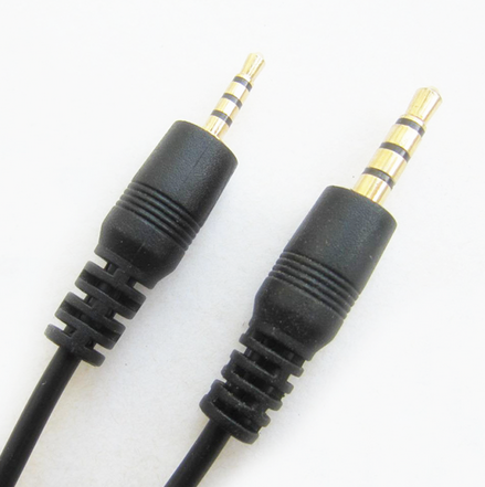 Wholesale 1.5M 3.5MM Stereo Gold Plated Jack Plug Male Audio AUX Cable