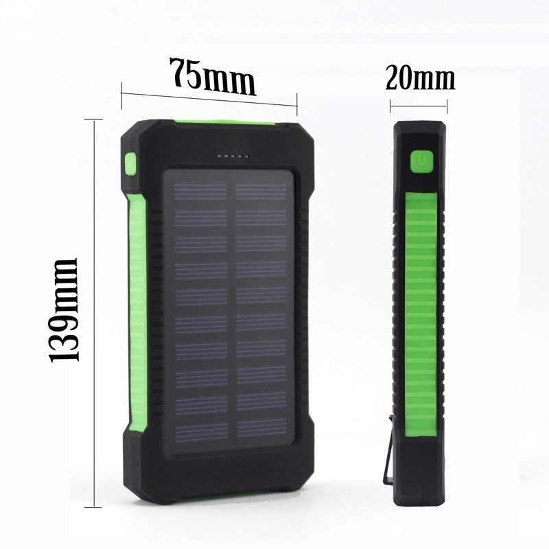 Wholesale Solar  Power Bank 80000mah 10000mah 20000MAH  Customize Logo for iphone 12 13 solar power bank 5000mah