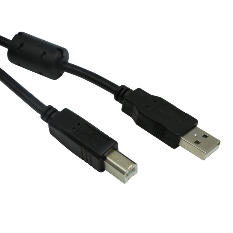 USB Data Sync Printer Cable Lead 3m BLACK USB 2.0 AM to BM Cable for computer/printer