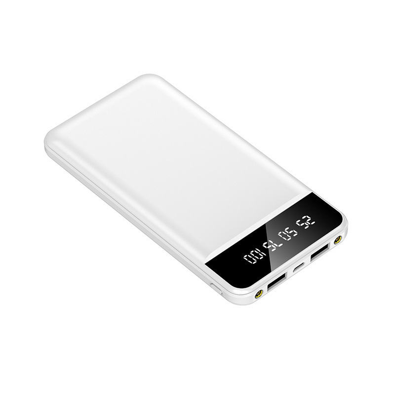 Mini Portable Powerbanks 20000mah Power Bank Mobile Charger 10000 Mah Power Bank With Led Light