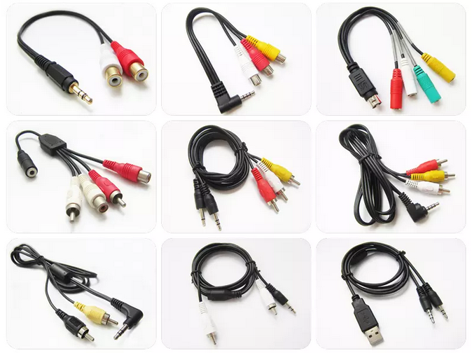 Wholesale 1.5M 3.5MM Stereo Gold Plated Jack Plug Male Audio AUX Cable