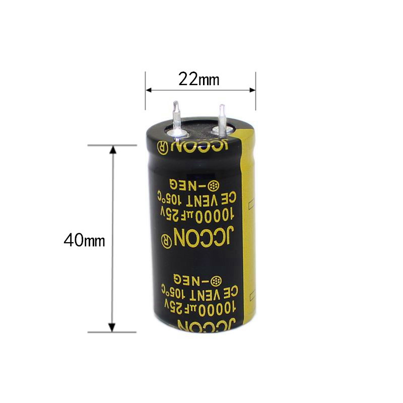 25V wholesale radial lead aluminum electrolytic capacitors 25v10000uf for Receivers and AV Processors