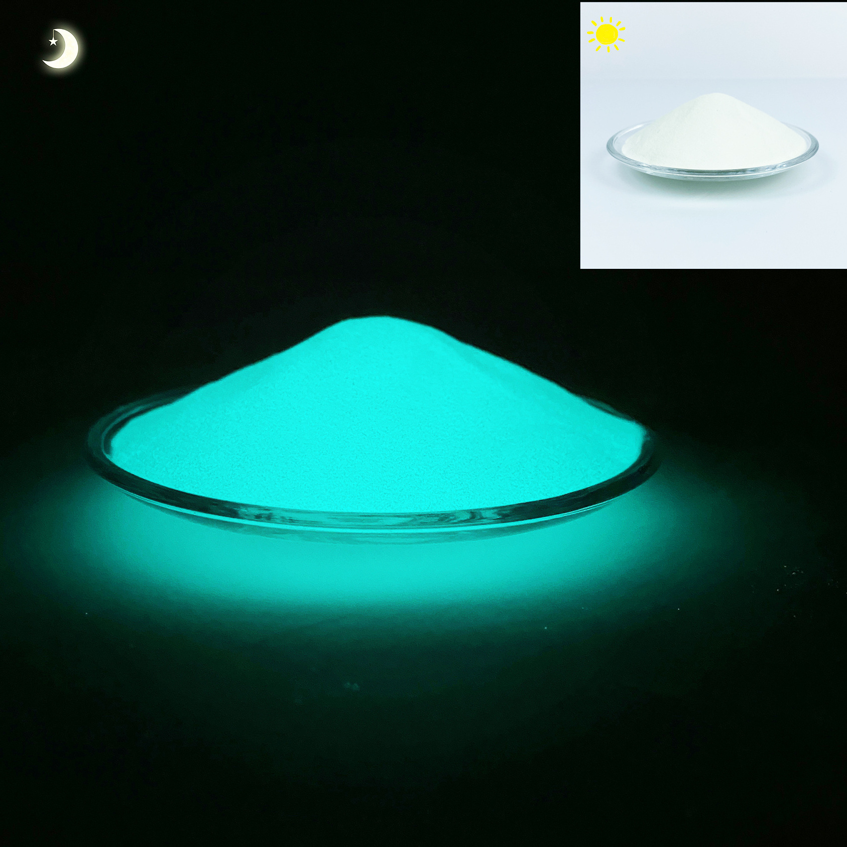 Glow In The Dark Pigment Glow Powder Luminous Strontium Aluminate Powder for Resin Inks Coating