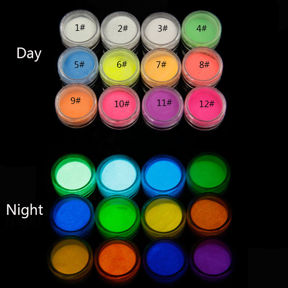 Fluorescent Glow In The Dark Powder Glowing Pigment For Auto Paint