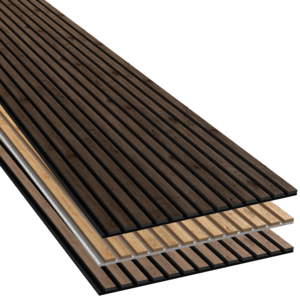 3D Model Design Decorative Slat Wood Acoustic wall Panels For Interior decoration