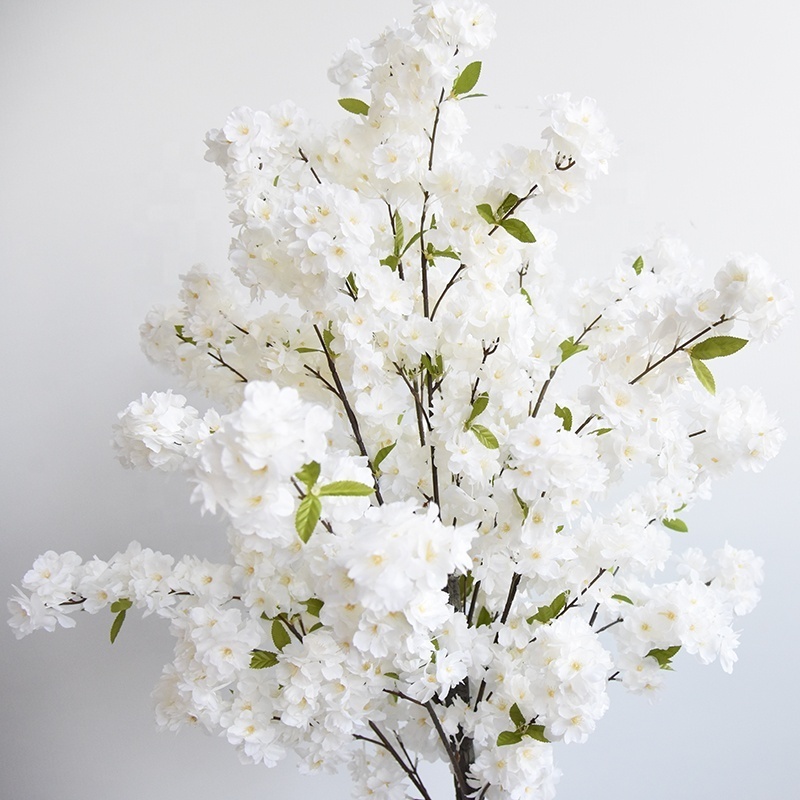 2023   High quality factory low price  New Home Decor 120cm plastic trunk  cherry blossom tree bonsai for all parties