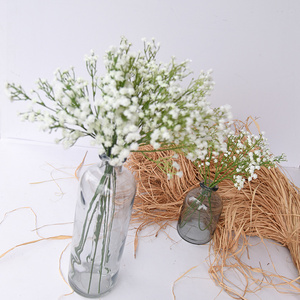 Hot Selling Wholesale Home Wedding Decor Real Touch Long Stem Fake Flowers White Gypsophila Baby Breath Artificial Flowers