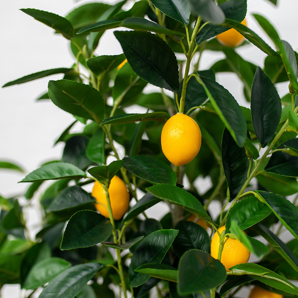 Fuyuan high quality fruits tree plant artificial orange plant bonsai lemon tree artificial for hotel home decoration