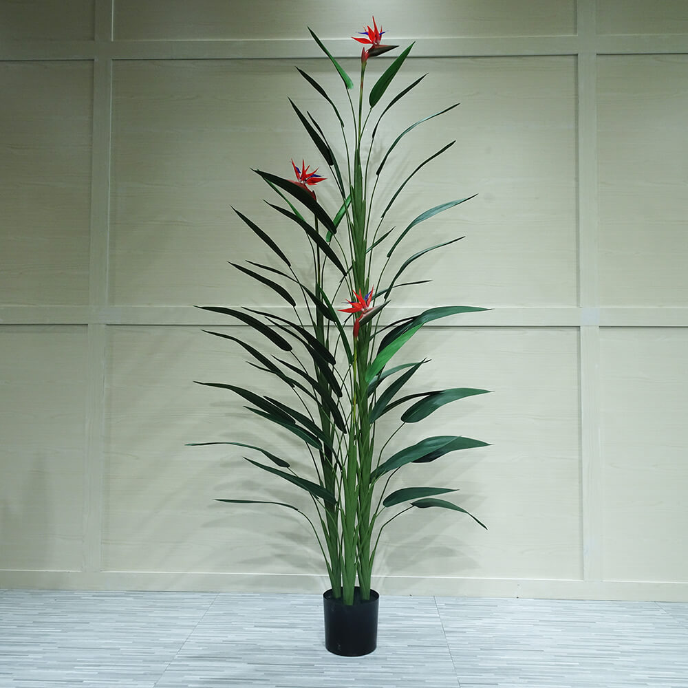 Fuyuan factory plants artificial bird of paradise Traveller's palm Mangrove potted trees indoor artificial trees for decoration