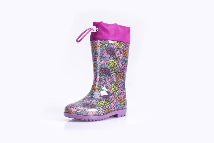 New Trending Toddler Cartoon Waterproof  Unique Baby Kids Clear PVC Rain Boots