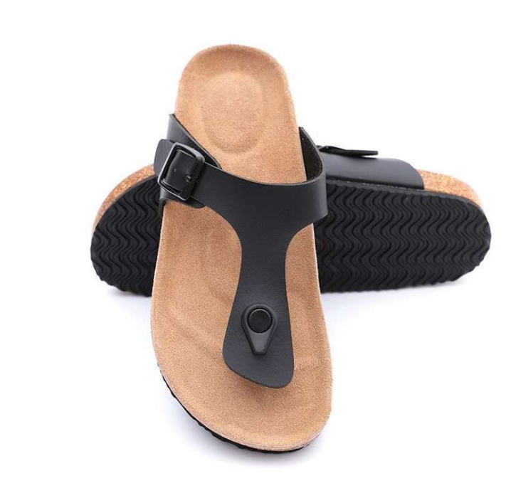 cork roman sandals men pu sandals and slippers arabic slippers