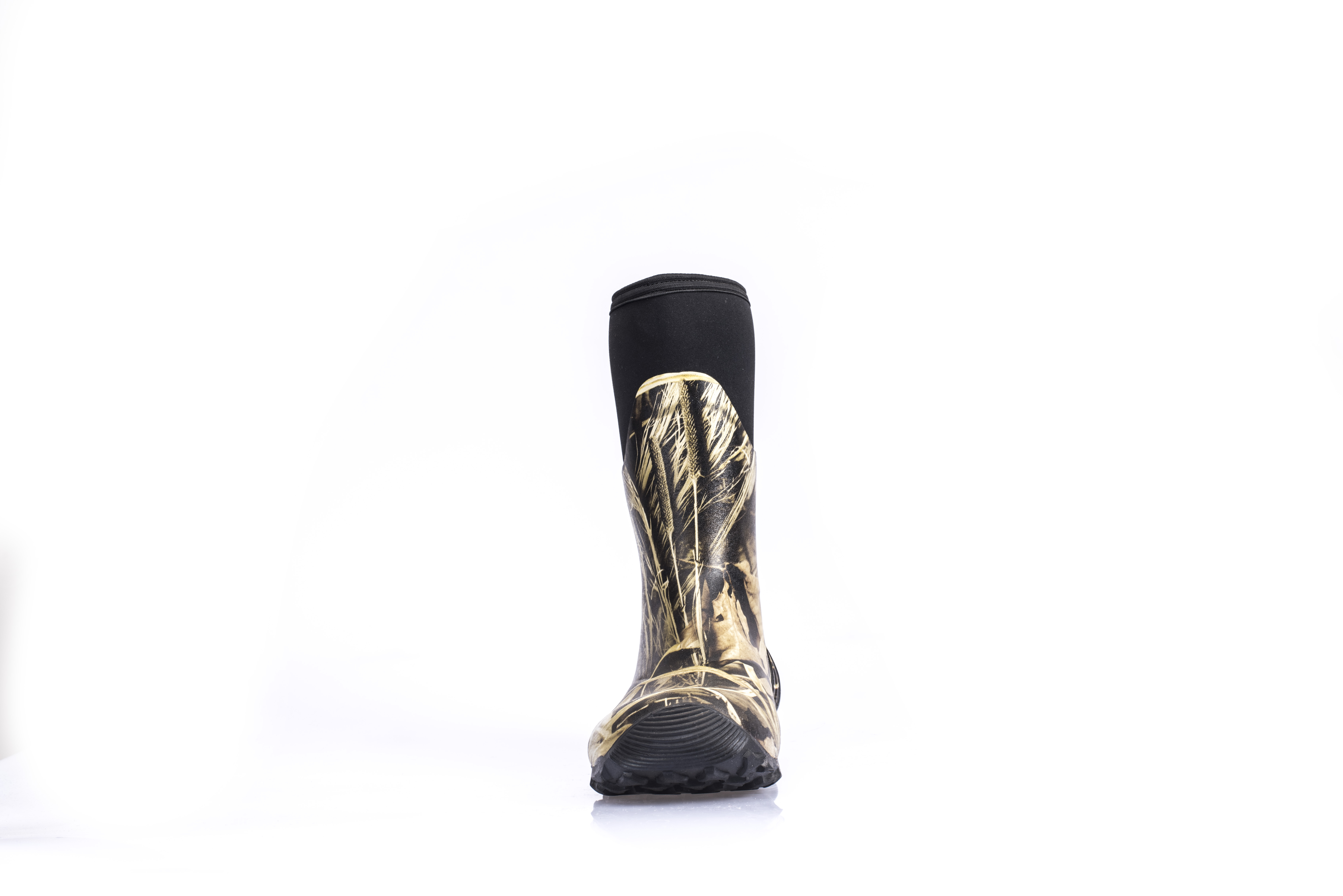 Neoprene Camo Print Men's Ladies Anti-Slip Waterproof Half Boots Wear-Resistant Rain Boots Hunting Boots