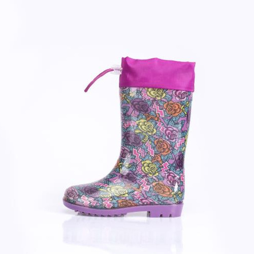 New Trending Toddler Cartoon Waterproof  Unique Baby Kids Clear PVC Rain Boots