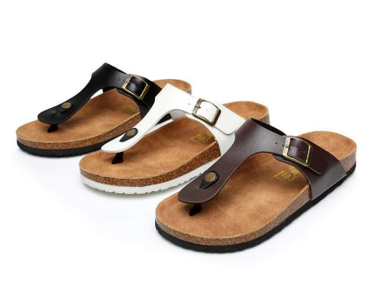 cork roman sandals men pu sandals and slippers arabic slippers