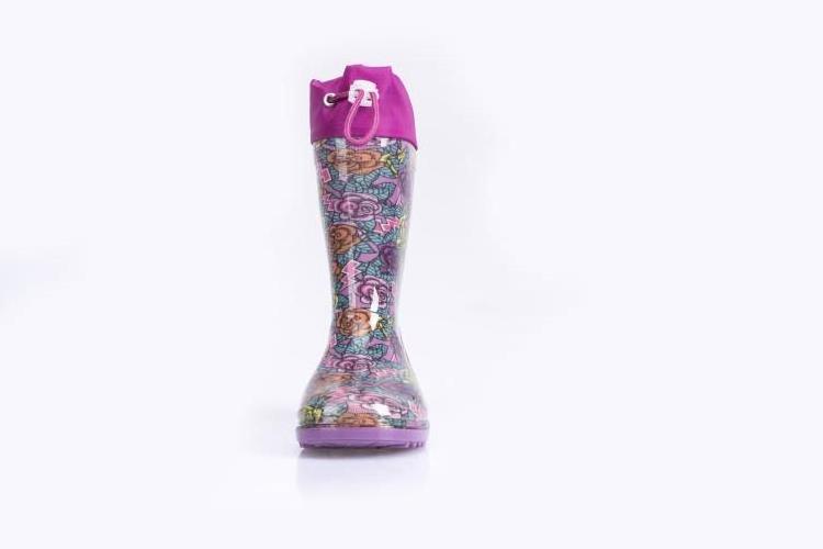 New Trending Toddler Cartoon Waterproof  Unique Baby Kids Clear PVC Rain Boots